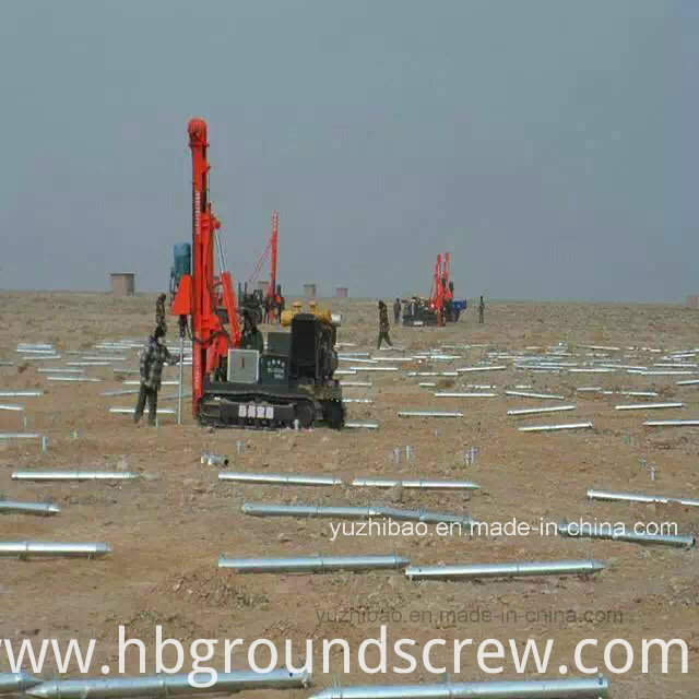 Helical Ground Screw Drilling